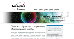 Desktop Screenshot of gibraltarchemical.com