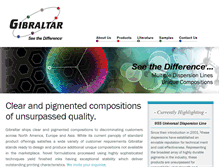 Tablet Screenshot of gibraltarchemical.com